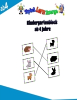 LernSpielZwerge - Kindergartenblock ab 4 Jahre: Übungen für Kindergarten mit Zahlenspaß- Die neuen LernSpielZwerge ,auch Mal- und Rätselblocks und es ... ab 4 Jahre (Deutsch) (German Edition) B08J1WLXKQ Book Cover