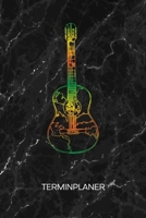 TERMINPLANER: Gitarren Spieler Kalender Rock Musik Terminkalender - Gitarre Skizze Wochenplaner Vintage Gitarre Wochenplanung Musikinstrumente ... Musik To-Do Liste Termine (German Edition) 1672564719 Book Cover
