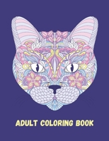 Adult Coloring Book: 34 Stress Relieving Animals Designs: A Lot of Relaxing and Beautiful Scenes for Adults or Kids Paperback B08PJWKRHD Book Cover