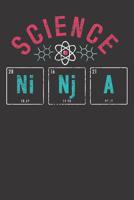 Notebook: Science Ninja Periodic Table Physics Atom Vintage 1083062786 Book Cover
