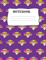 Sugar Skulls Purple Notebook 1660698499 Book Cover