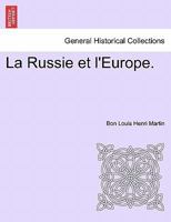 La Russie et l'Europe. 124154025X Book Cover