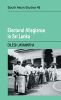 Electoral Allegiance in Sri Lanka 0521029759 Book Cover