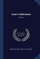 Lean's Collectanea: 1 1379054095 Book Cover