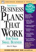 Business Plans That Work: For Your Small Business (Business Owner's Toolkit series) 0808017934 Book Cover