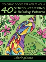 Coloring Books for Adults Volume 6: 40 Stress Relieving and Relaxing Patterns 8365560127 Book Cover