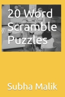 20 Word Scramble Puzzles B0BHVDD8T9 Book Cover