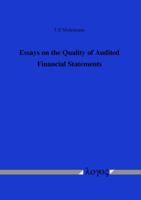 Essays on the Quality of Audited Financial Statements 3832541853 Book Cover