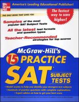 McGraw-Hill's 15 Practice SAT Subject Tests 007146896X Book Cover