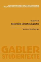 Technische Versicherungen 3409007644 Book Cover