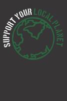 Notebook: Dot Grid Dotted 6x9 120 Pages Environmentalist Climatic Change Plastic 1082023124 Book Cover