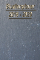 Studienplaner 2019 - 2020: Hochwertiger Studentenkalender und Semesterkalender 2019 - 2020,Din A5, Terminplaner und Kalender von Oktober 2019 bis Dezember 2020 (German Edition) 1699125821 Book Cover