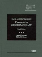 Cases and Materials on Employment Discrimination Law 0314280383 Book Cover