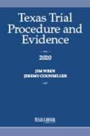 Texas Trial Procedure and Evidence 2020 1628816538 Book Cover