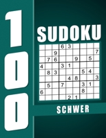 Sudoku Für Senioren Schwer: 100 Großdruck Sudokus für Senioren mit Lösungen, 9X9, 1 Rätsel pro Seite, Geschenkidee für Erwachsene, Jugendliche und für Großeltern und Senioren. null Book Cover