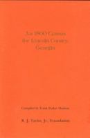 An 1800 Census for Lincoln County, Georgia 0915690020 Book Cover