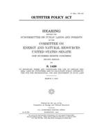 Outfitter Policy Act 1707934290 Book Cover