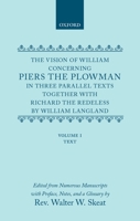 The Vision Of William Concerning Piers The Plowman: In Three Parallel Texts... 143048277X Book Cover