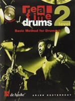 REAL TIME DRUMS 2 (ENG) BATTERIE +CD - BASIC METHOD FOR DRUMSET - VERSION ANGLAISE 9043120138 Book Cover