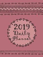 2019 Daily Planner: Scandinavian Design in Rose Gold and Pink 1728736889 Book Cover
