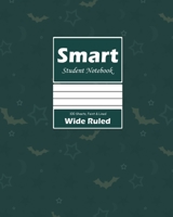 Smart Student Notebook, Wide Ruled 8 x 10 Inch, Grade School, Large 100 Sheet, Olive Green Cover 0464470188 Book Cover