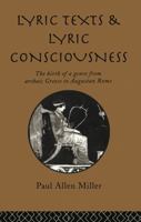Lyric Texts and Lyric Consciousness 0415105196 Book Cover