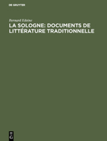 La Sologne: Documents de littérature traditionnelle 9027977356 Book Cover