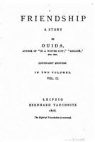 Friendship, by Ouida; Volume II 1533224390 Book Cover