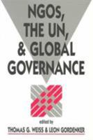 NGOs, the UN, and Global Governance (Emerging Global Issues) 1555876269 Book Cover