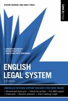 English Legal System 1408239841 Book Cover