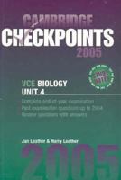 Cambridge Checkpoints VCE Biology Unit 4 2005 0521611458 Book Cover