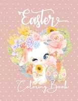 Easter Coloring Book: - Happy Sweet Bunny for Kids ages 4 -8 - Creative mind, Stress relief, relaxation B08WS5KHHX Book Cover