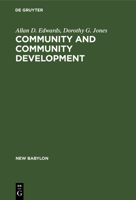 Community and Community Development 9027975124 Book Cover