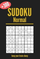 Normal Sudoku: More than 300 sudoku puzzle with solution B088B59V9H Book Cover