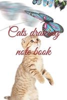 Cats drawing note book B09T66LPB8 Book Cover