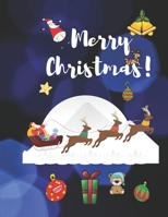 Merry christmas: Merry christmas merry christmas coloring book for kids. boys and girls. B08NS1297M Book Cover