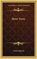 More Verse 0548510636 Book Cover