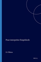 Pour interpréter Empédocle 9004062491 Book Cover