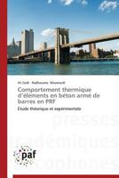 Comportement Thermique D A(c)La(c)Ments En Ba(c)Ton Arma(c) de Barres En Prf 3838178491 Book Cover