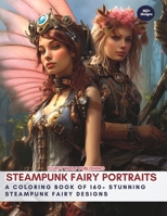 Steampunk Fairy Portraits: A Coloring Book of 160+ Stunning Steampunk Fairy Designs: Dive into the Enchanting World of Steampunk Fairies with 160+ ... for Adults Fantasy - Steampunk Coloring pages B0CN3DRSQF Book Cover