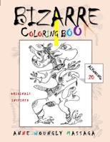 Bizarre: Coloring Book: Abstract Shapes, Wondrous Figures, and Artistic Shadows. B0BSSLWJV3 Book Cover