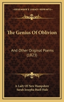 The Genius Of Oblivion: And Other Original Poems (1823) 1165707764 Book Cover