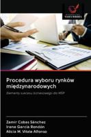 Procedura wyboru rynków mi&#281;dzynarodowych 6200996792 Book Cover