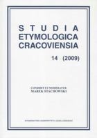 Studia Etymologica Cracoviensia 14 (2009) 8323327580 Book Cover