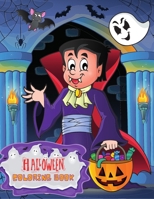 Halloween Coloring Book: A great Dracula Halloween gift for toddlers and kids ages 4-8 B08FP7QGY1 Book Cover