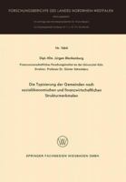 Die Typisierung Der Gemeinden Nach Sozialokonomischen Und Finanzwirtschaftlichen Strukturmerkmalen 3663061361 Book Cover
