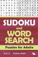 Sudoku and Word Search Puzzles for Adults Vol 2 1682806472 Book Cover