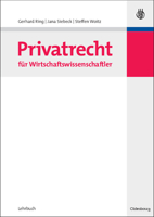 Privatrecht Fur Wirtschaftswissenschaftler 3486586610 Book Cover