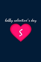 Happy Valentine's day with Initial Letter S Notebook: Lined Notebook / Journal Gift, 110 Pages, 6x9, Soft Cover, Matte Finish 1661382908 Book Cover