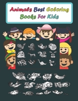 Animals best coloring books for kids: Big Activity Workbook for kids, grils & boys, animals coloring book B08JB1XCVH Book Cover